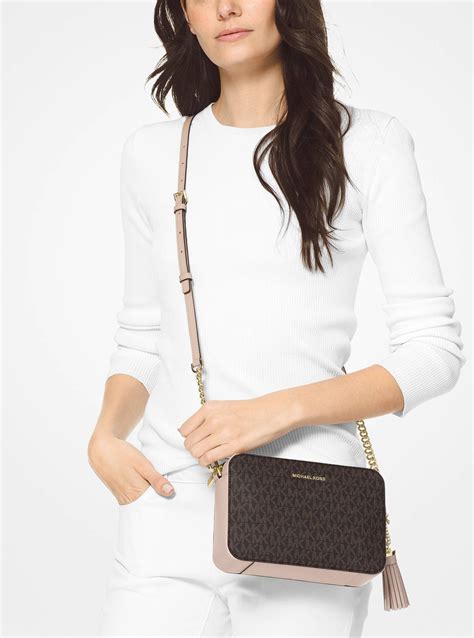 michael kors ginny medium logo crossbody|Ginny Medium Logo Crossbody Bag – Michael Kors Pre.